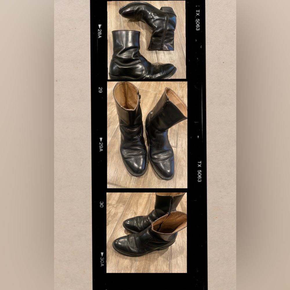 ♥️sold♥️Western cowgirl cowboy leather boots (vintage)
